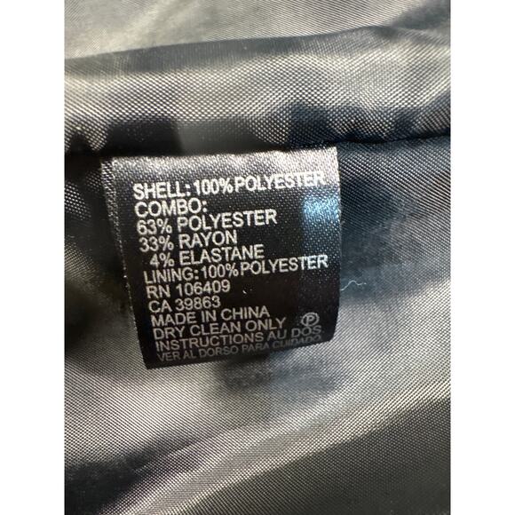 Tahari women’s Gray Blazer Not h Lapel - Picture 3 of 10